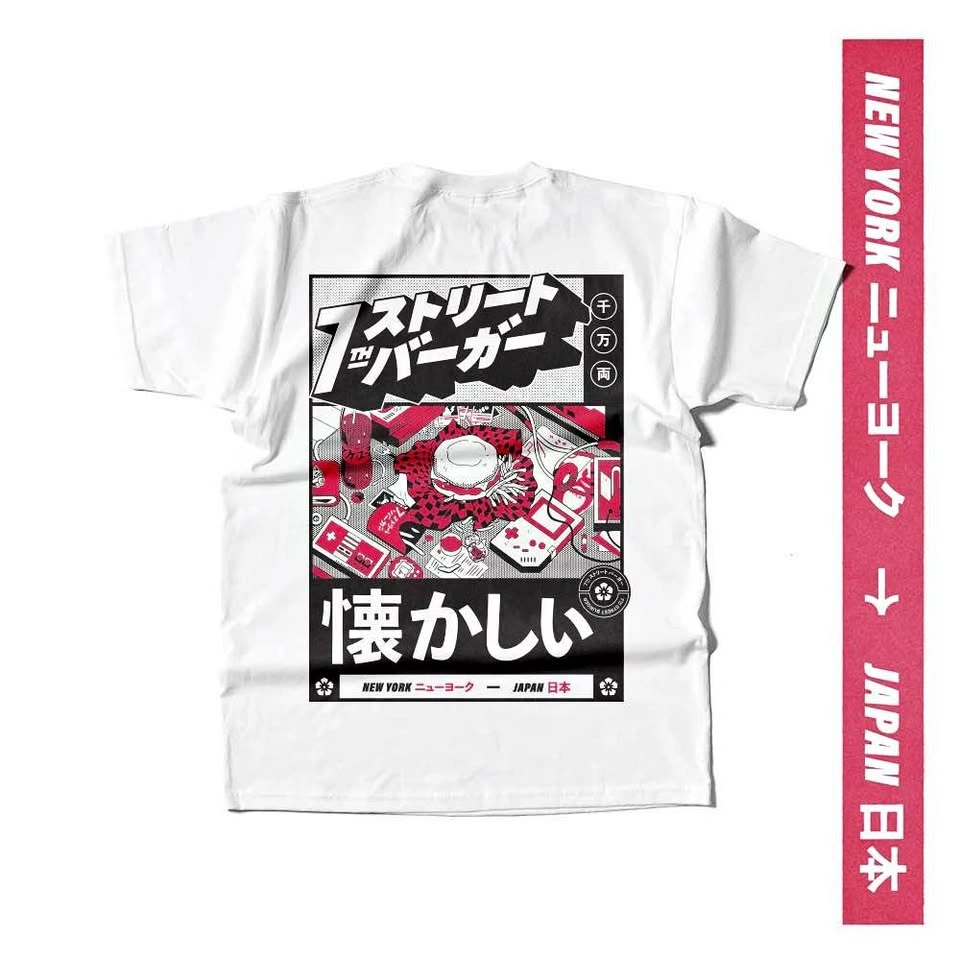 7th Street Burger Anime Tee