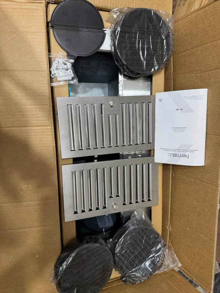 30" Built-in Range Hood Insert, 600 CFM, Stainless Steel image indicator(4)