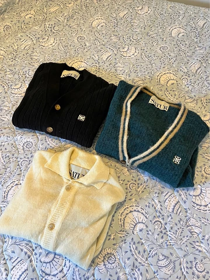 [BUNDLE] SATUR Cardigan Trio (Size L)