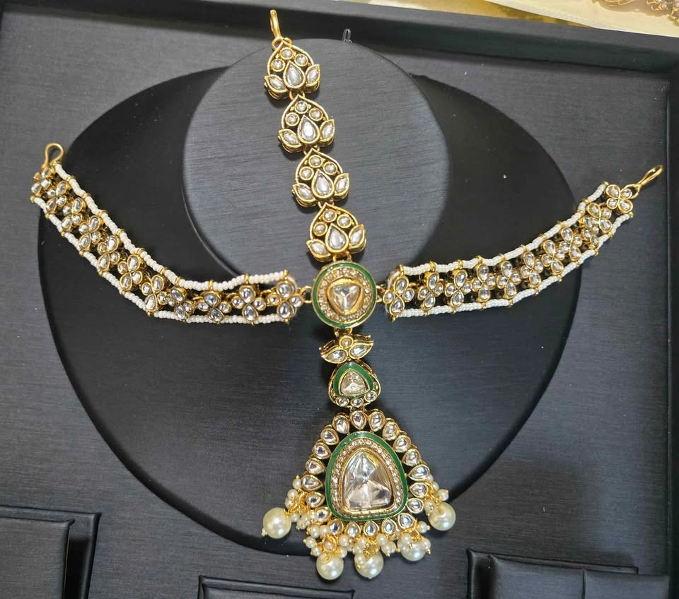 Royal Emerald Bridal Jewelry Set – Complete 6-Piece Collection - photo 3