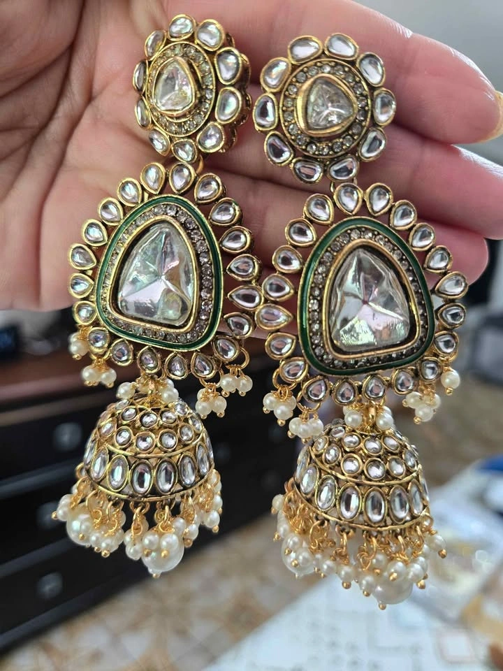 Royal Emerald Bridal Jewelry Set – Complete 6-Piece Collection - photo 4