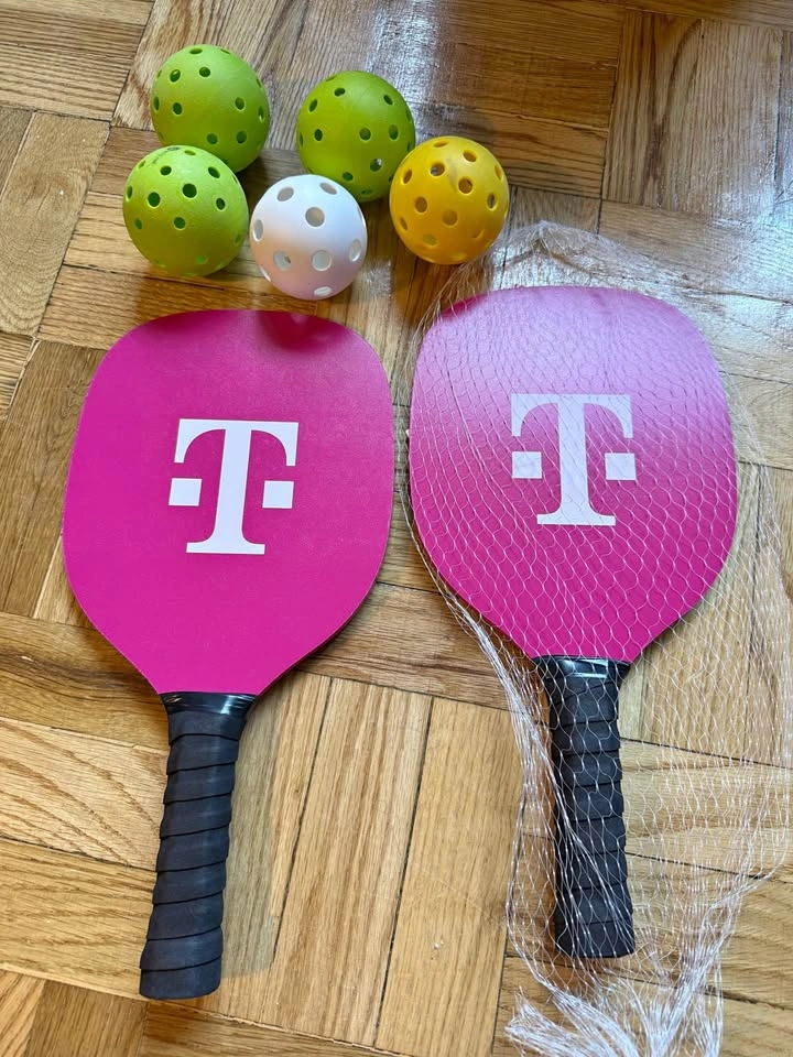 $10 OBO - 2 Wood Pickleball Paddles and Balls