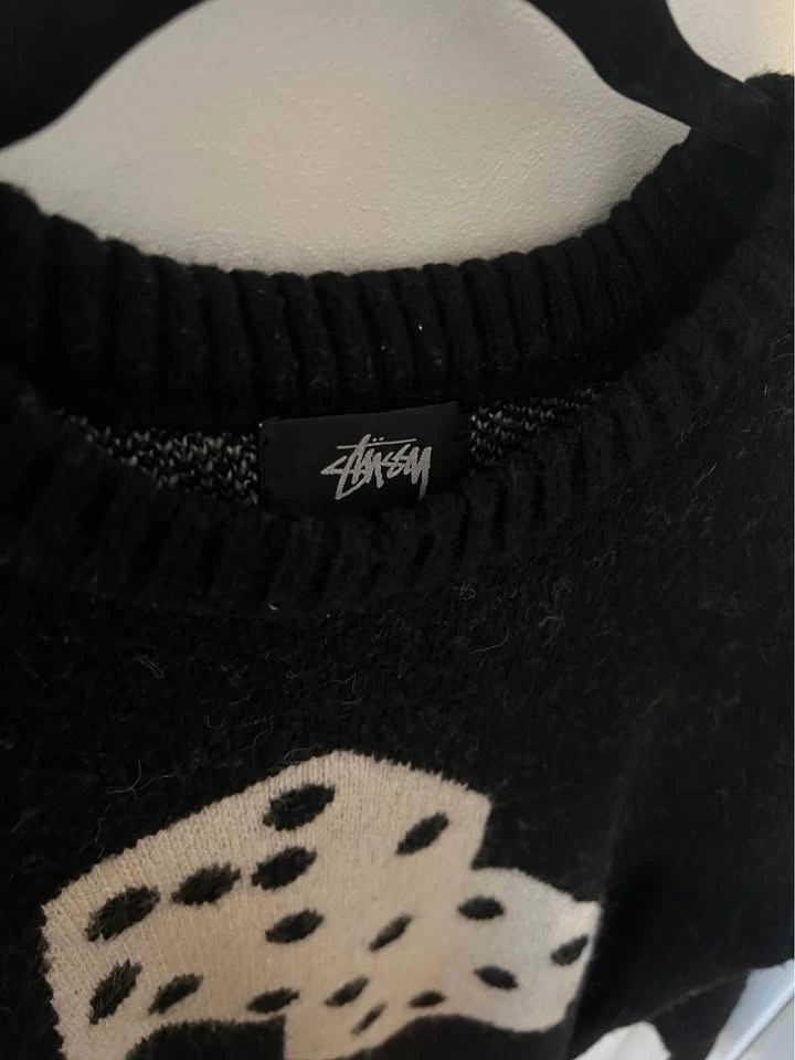 Stussy Mohair Dice Sweater ‘Black’ - photo 3