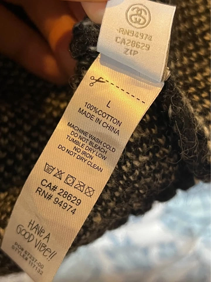 Stussy Mohair Dice Sweater ‘Black’ - photo 4