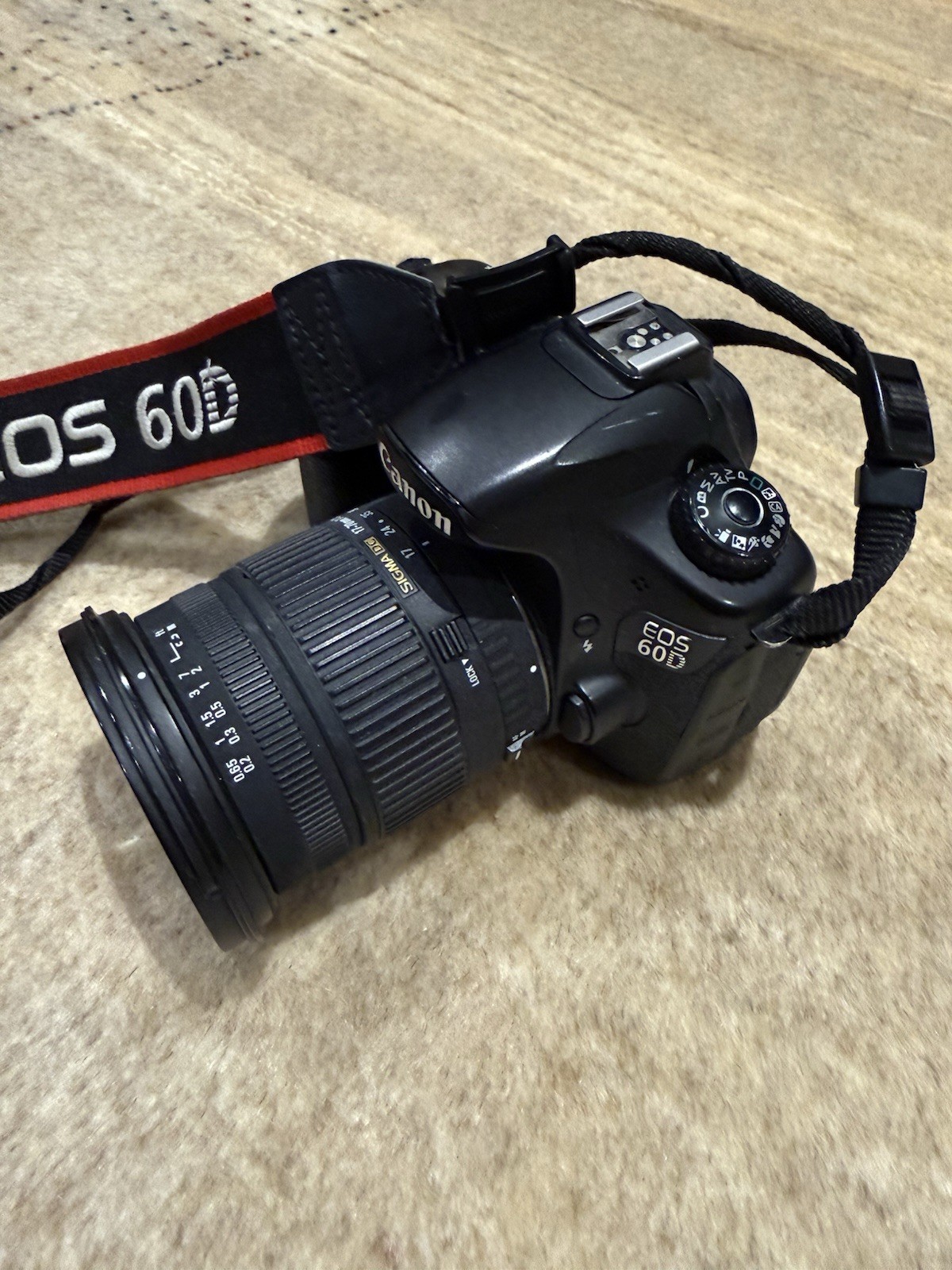 Canon EOS 60D 18.0 MP DSLR with Sigma 17-70mm Lens