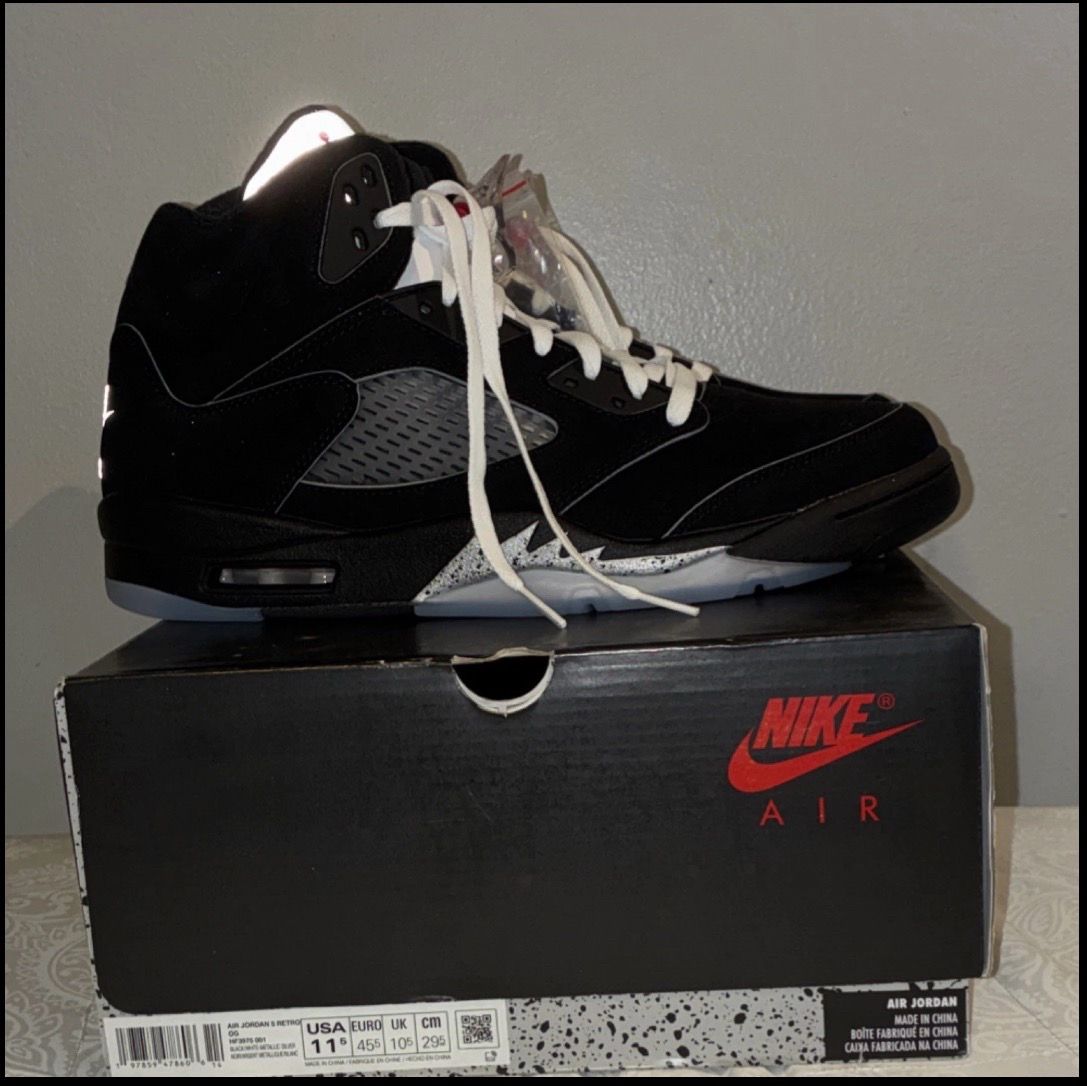 Air Jordan 5 2025 Reimagined Black Metallic - photo 5