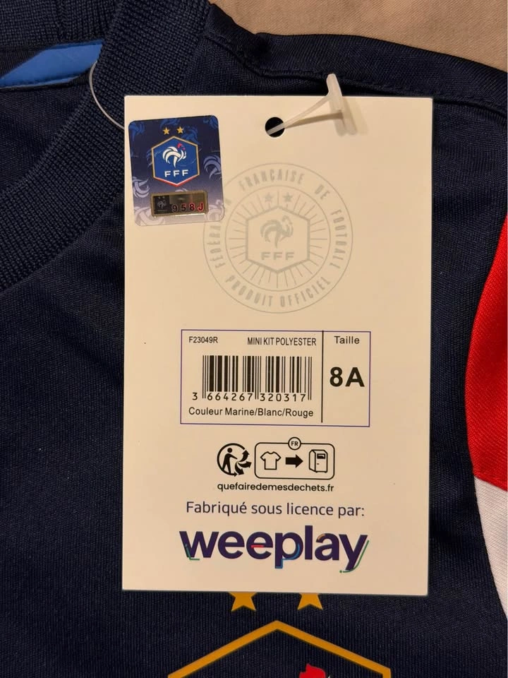 Official France Youth Soccer Jersey - photo 5