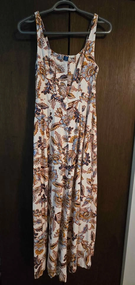 Old Navy XS Tall Floral Smocked Midi Dress - photo 3