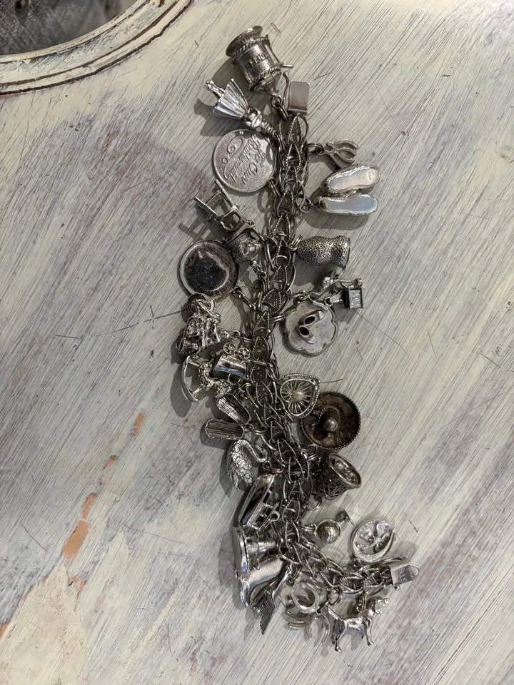 Chunky 70’s sterling silver bracelet Rembrandt - photo 2