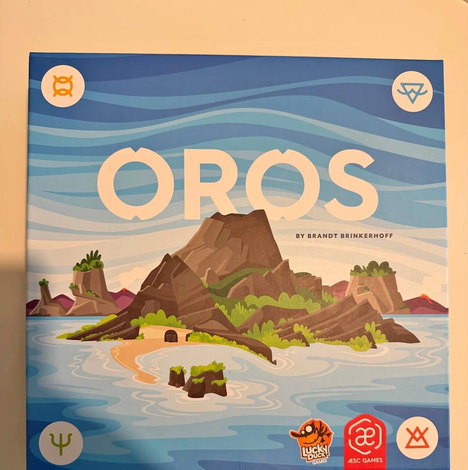 OROS Board Game w/ Sleeved Cards and organization boxes.