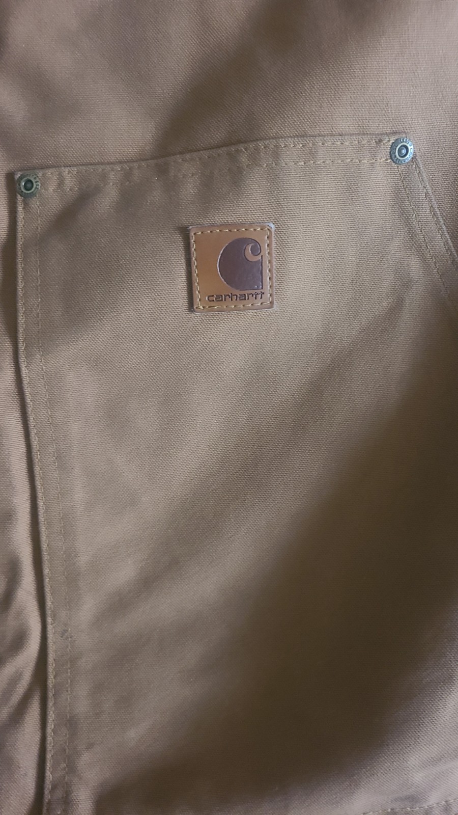 Carhartt Men's Vintage Jacket Brown Full-Zip, Collared, Size Lar - photo 3