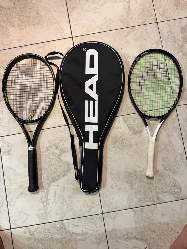 Head Challenge Pro + Head Speed 25 Junior Tennis Rackets
