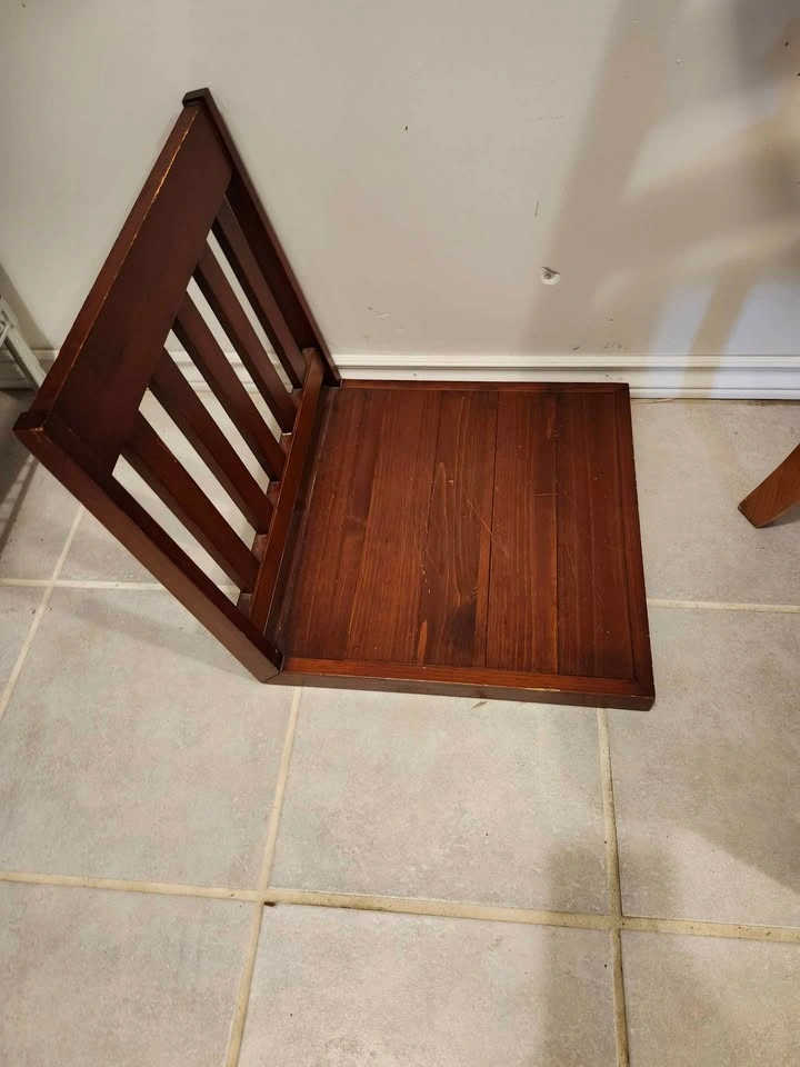Wood meditation chair - photo 4