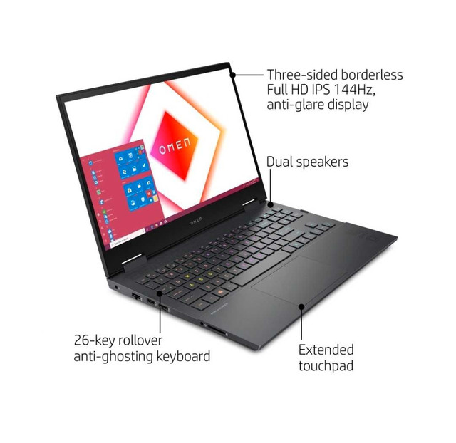 HP Omen RTX 3060 + Ryzen Gaming Laptop - photo 2