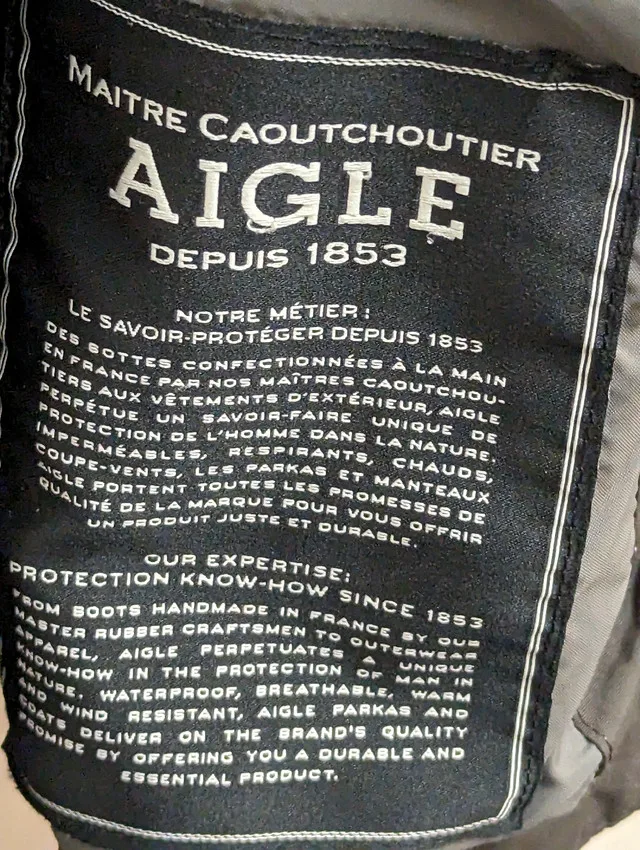 GENUINE Aigle Gore-Tex Parka Jacket (Men) image indicator(9)