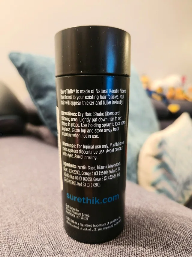 DARK BROWN Brand new Surethik Hair Thickening Fibers image indicator(3)