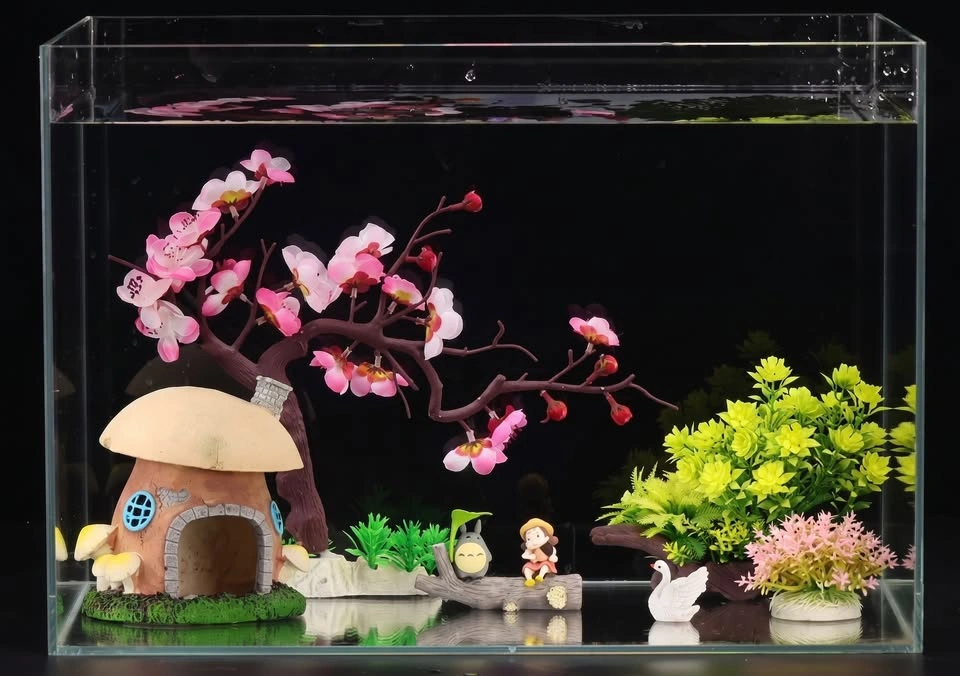 Complete Ghibli Themed Aquarium Decorations Kit (10 Gallons)