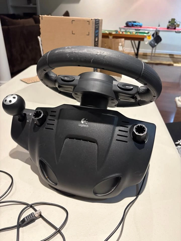 Logitech Driving Force Racing Wheel for PlayStation - photo 3
