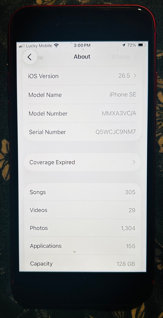 iPhone SE 128 GB (3rd Gen)