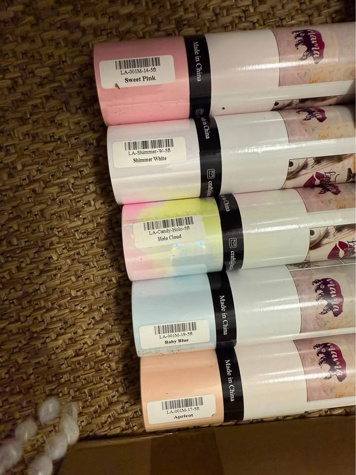 10 teckwrap craft holographic vinyl 5 ft per roll - photo 4