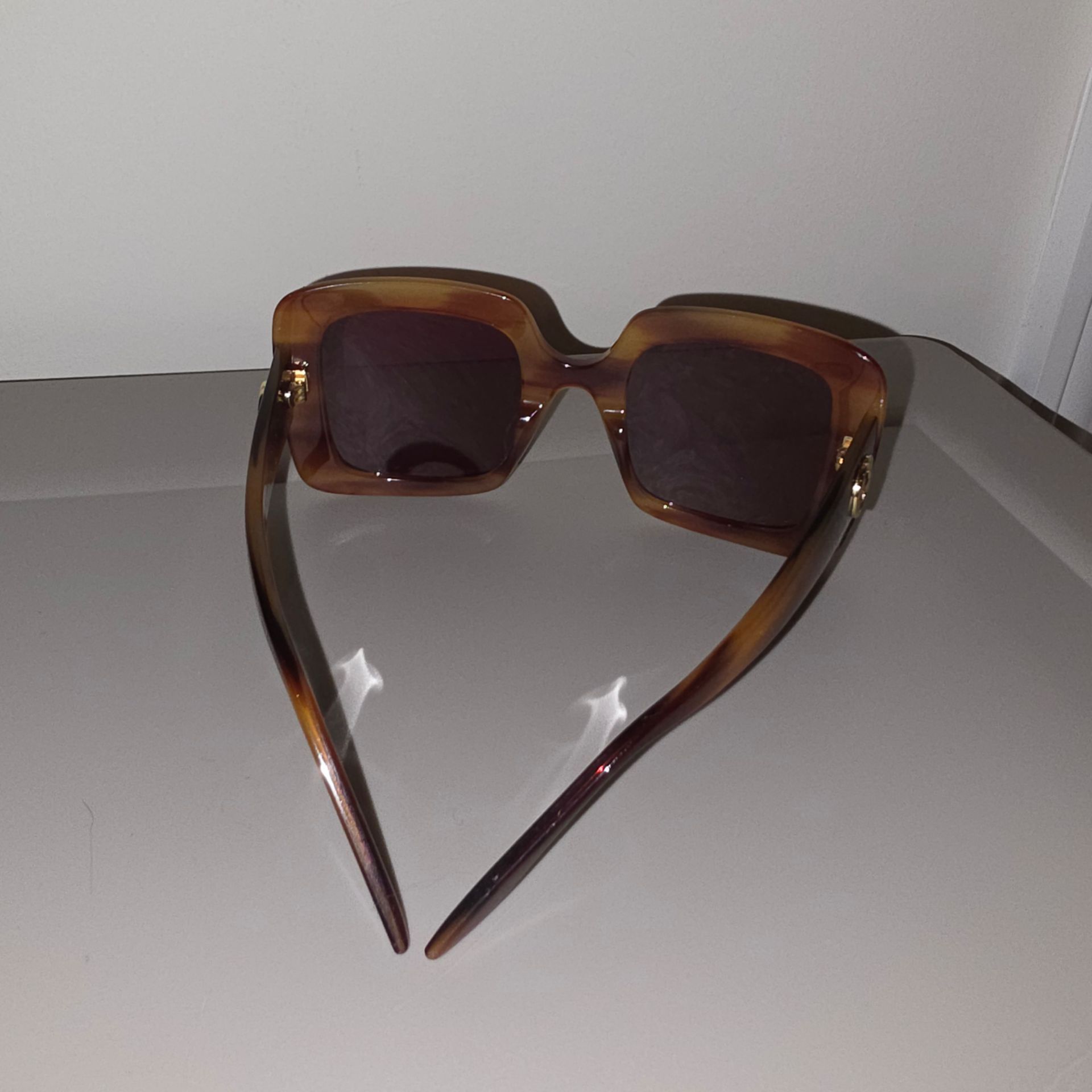 Gucci GG0896S 004 Striped Havana/Violet 52-25-145 Sunglasses - photo 2