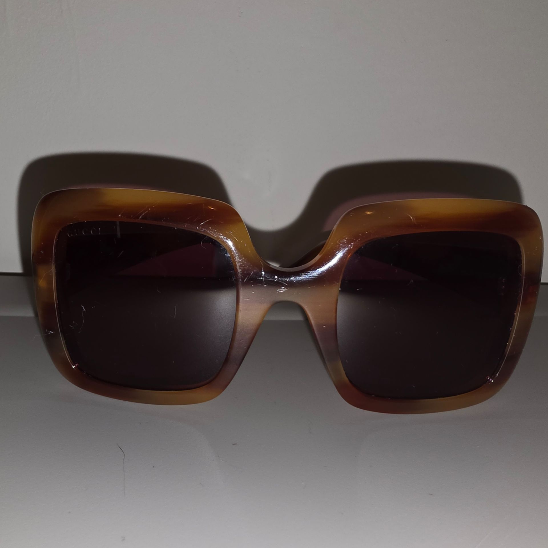 Gucci GG0896S 004 Striped Havana/Violet 52-25-145 Sunglasses - photo 5