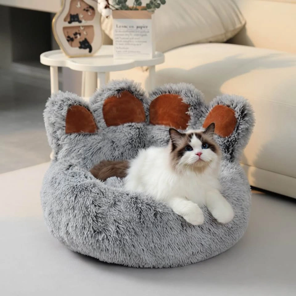Cute Bear Paw Pet Bed - photo 4
