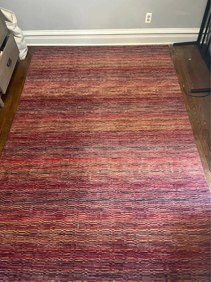 6x9 red/orange rug — SAFAVIEH brand, 100% wool