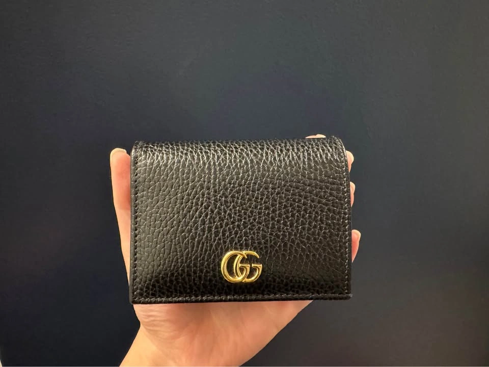 Gucci GG Marmont card case wallet black - photo 2