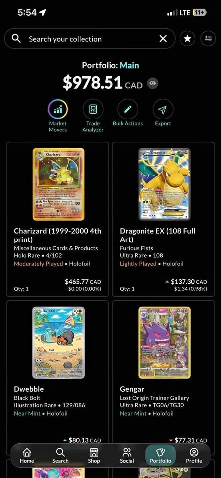 Pokemon collection