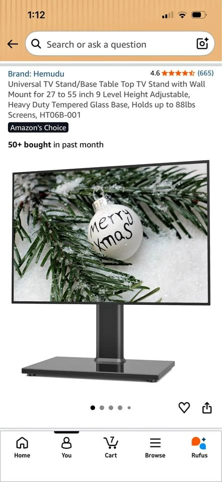 TV stand for flat screen TVs 27” to 60” - BNIB