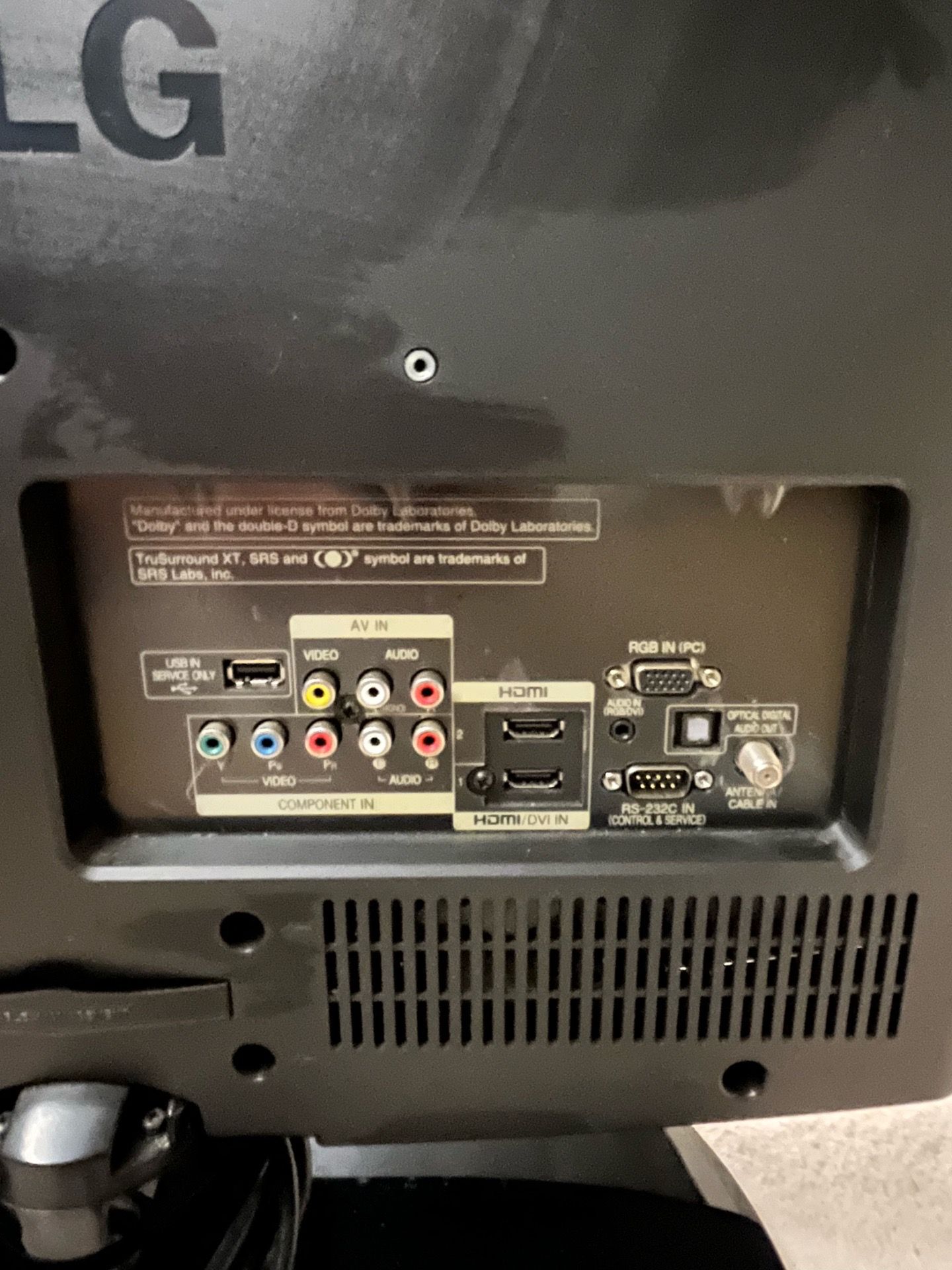 26" LG HDTV with Antenna – Works Great! (No Remote) - photo 3