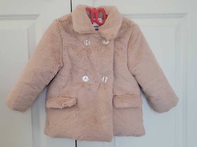 Baby Girl Fur Coat 18M