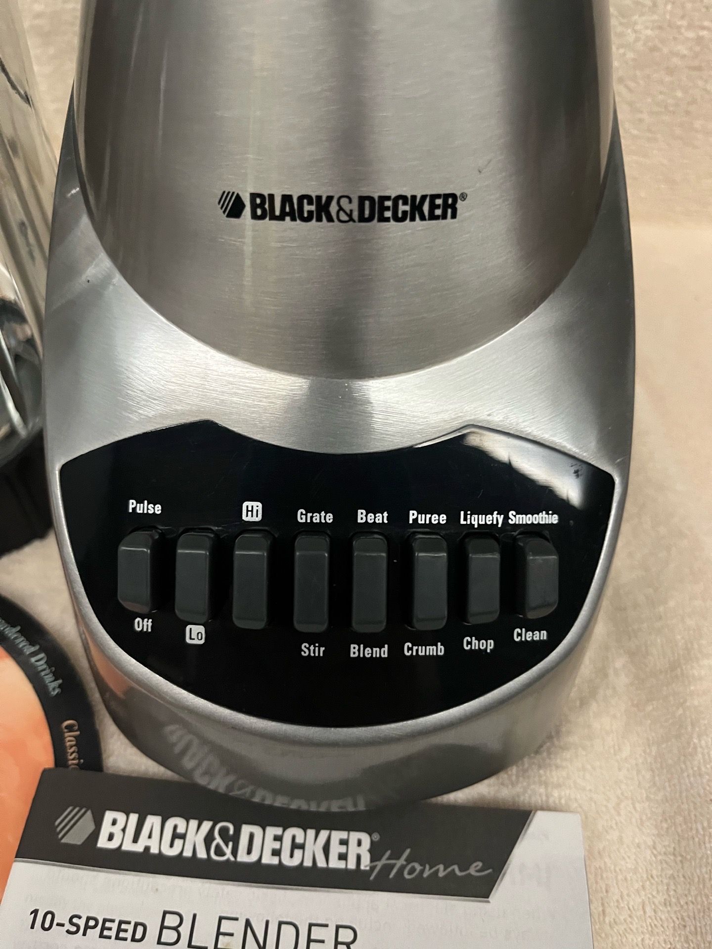 Black & Decker 10-Speed Blender (BL2020S) Glass Jar + Extras - photo 2