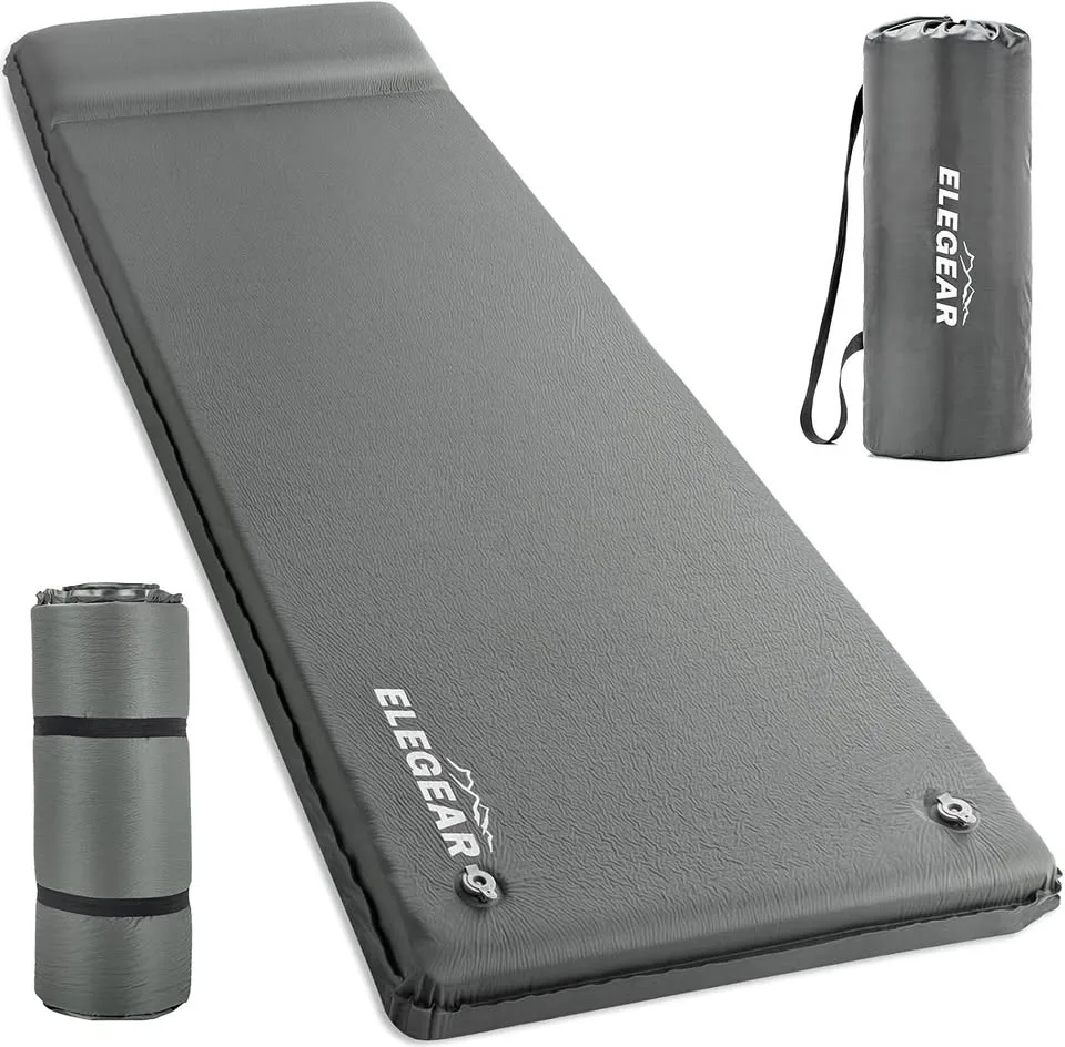 Self Inflating Memory Foam Camping Pad 77"x27", 4 Season thumbnail