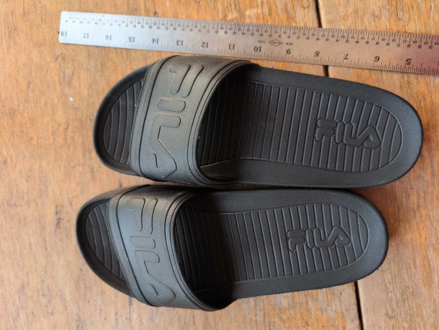 Fila Slides men's size 10 black