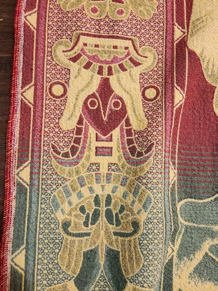 Large Aztec Scene Blanket or Wall Hanging - photo 5