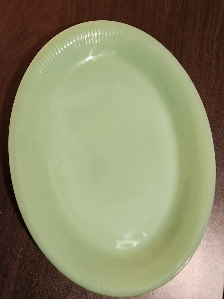 Fire King Jadeite 12" Oval Dish