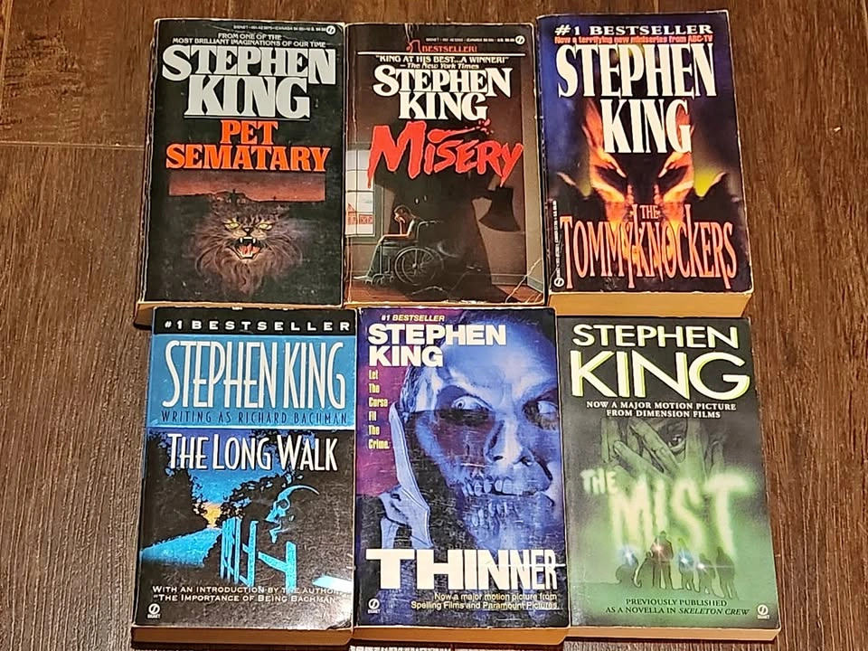 Stephen King Book Lot, 6 Total