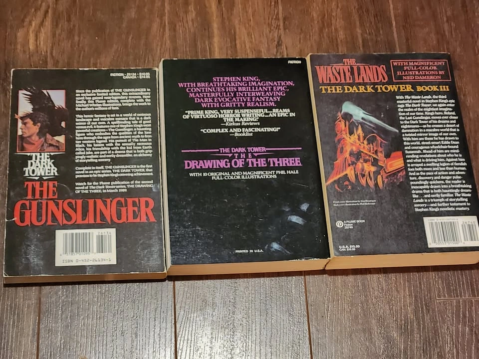 Stephen King - The Dark Tower I, II & III, Vintage Paperback - photo 2