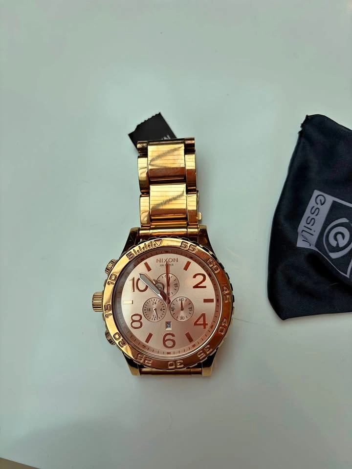 Nixon 51-30 Rose Gold Watch