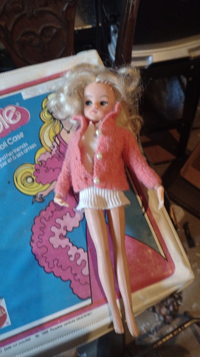 Sindy Ballerina doll with cardigan sweater