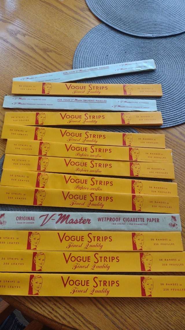 Cigarette rolling papers
