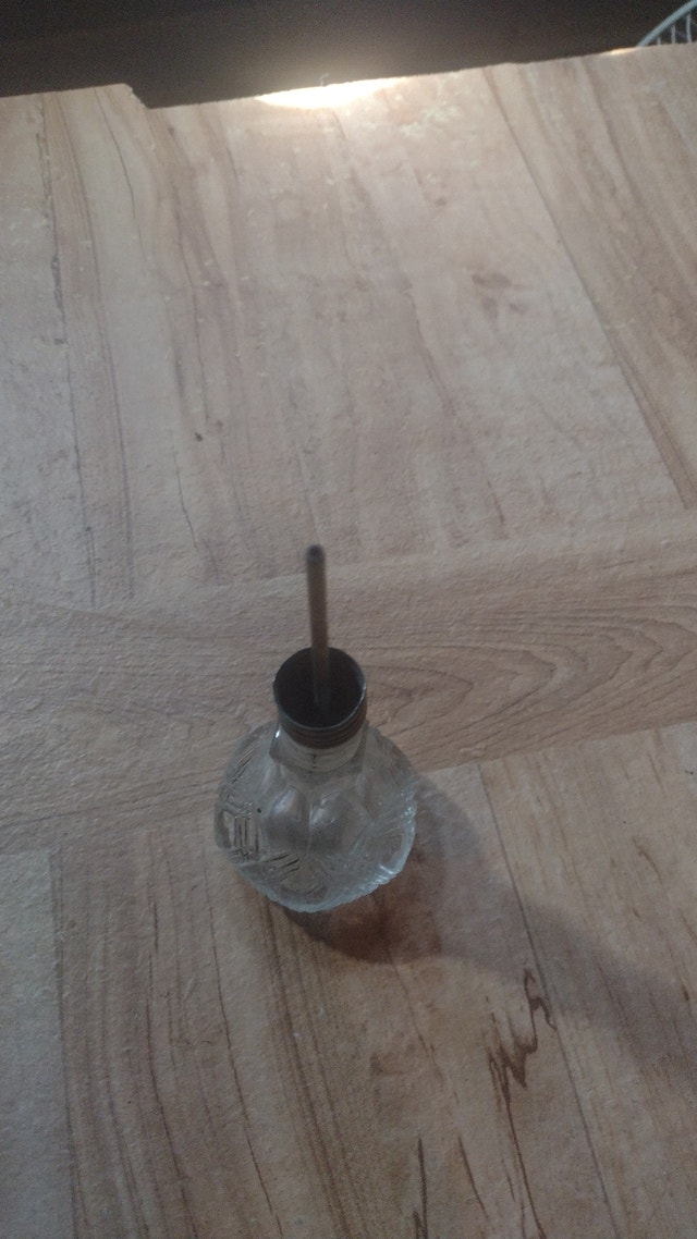 Vintage Cut Glass Alcohol Lamp - photo 2