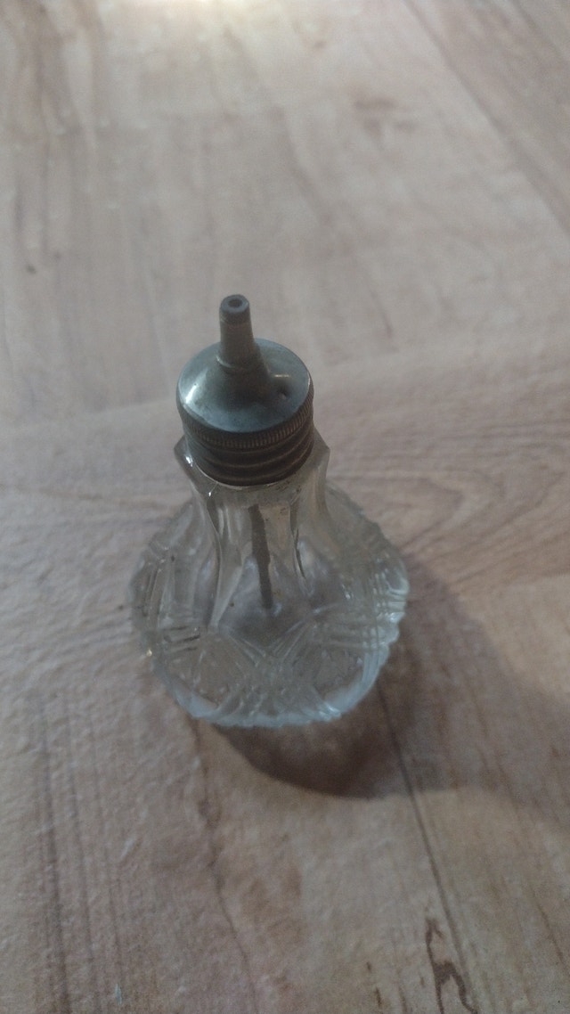Vintage Cut Glass Alcohol Lamp - photo 3