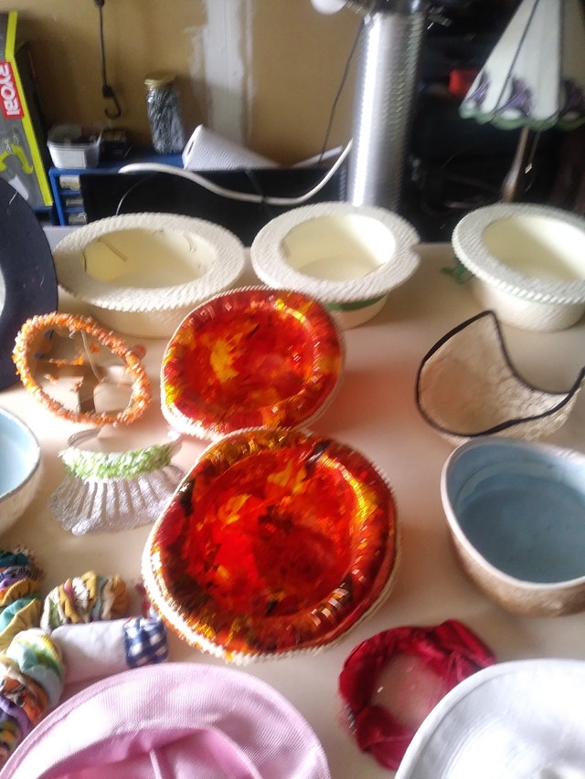 Collection of vintage hats