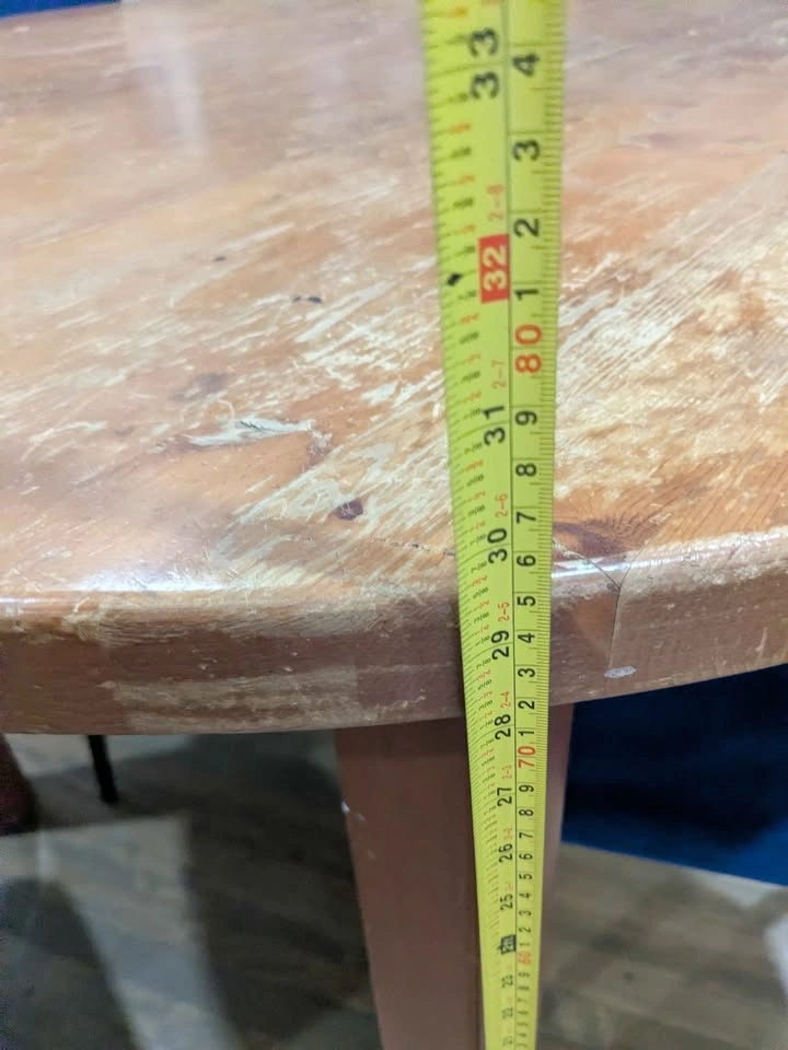 Solid Wood Round Dining Table - photo 5