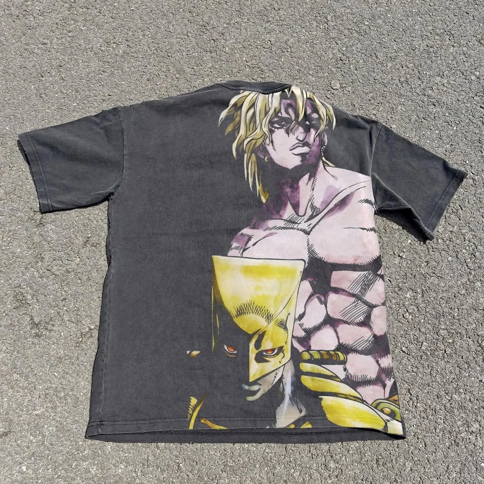 Oversized Jojo Bizarre Adventure Jotaro T-Shirt (L/XL) - photo 2