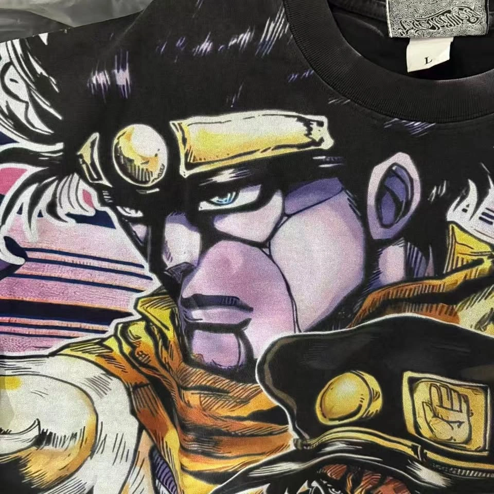 Oversized Jojo Bizarre Adventure Jotaro T-Shirt (L/XL) - photo 4