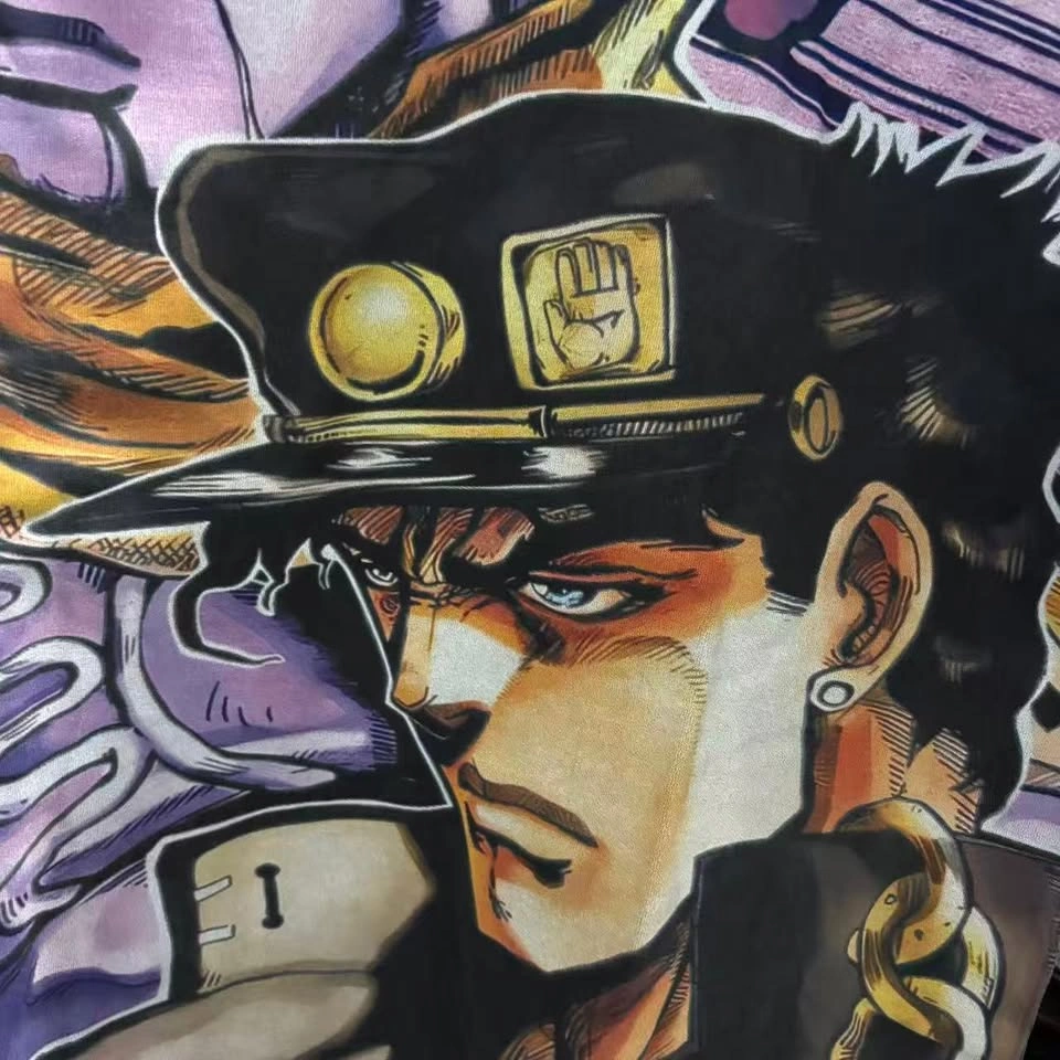 Oversized Jojo Bizarre Adventure Jotaro T-Shirt (L/XL) - photo 5